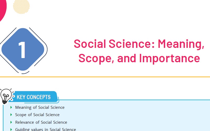 Class 9th Social Science Chapter 1 Social Science: Meaning, Scope, and Importance Exercise with Answers