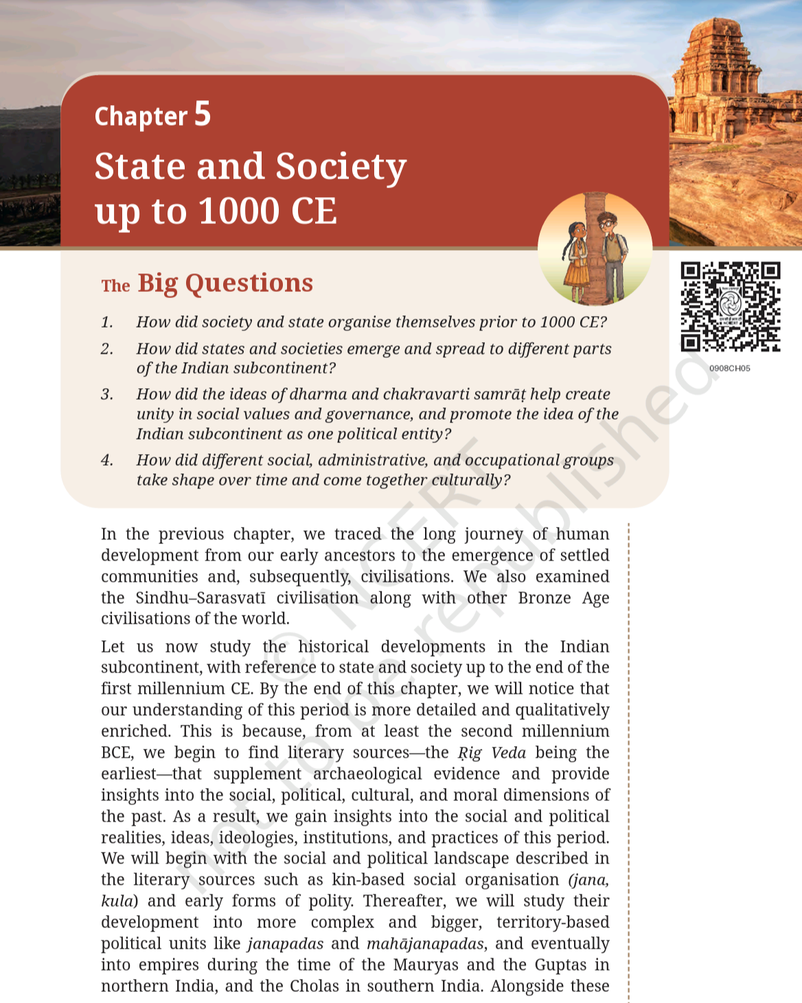 Class 9 Social Science Understanding Society India and Beyond Chapter 5 State and Society up to 1000 CE Excercise