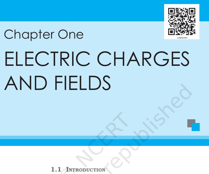 Class 12 Physics Chapter 1 Electric Charges and Fields Question Answers with Solutions