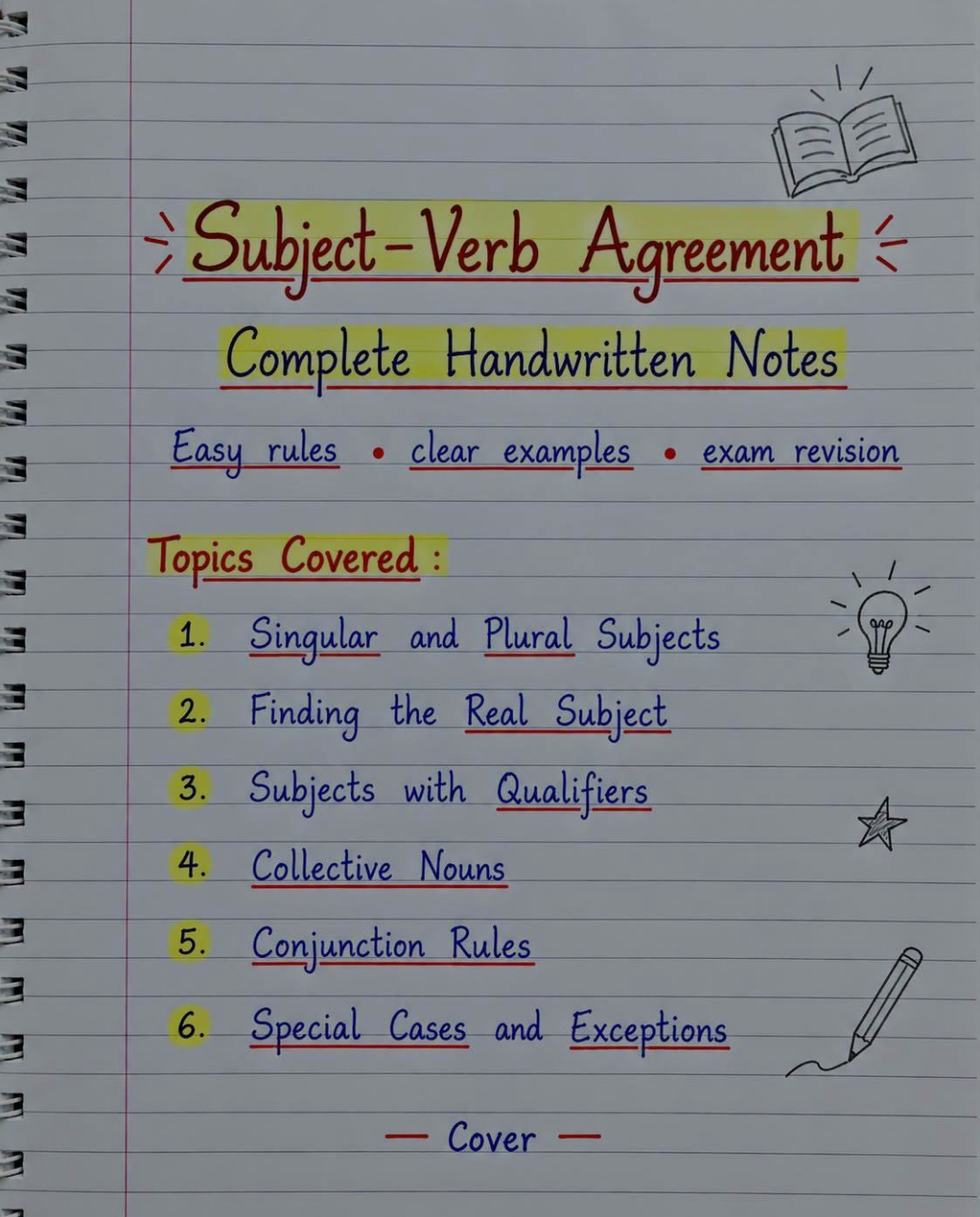 Verb agreement
